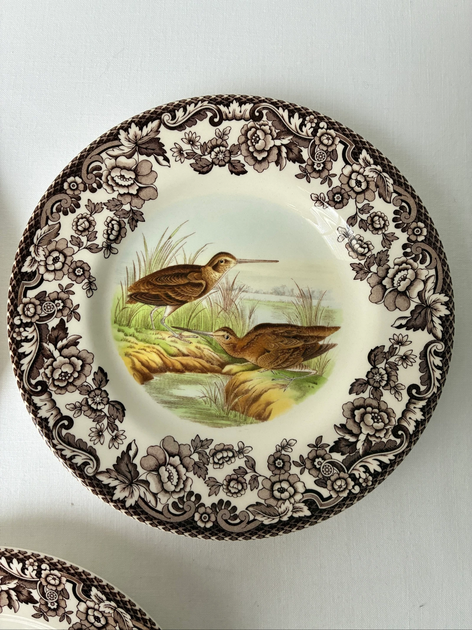 Spode Woodland 'Snipe' dessert plates (set of 3) – photo 3